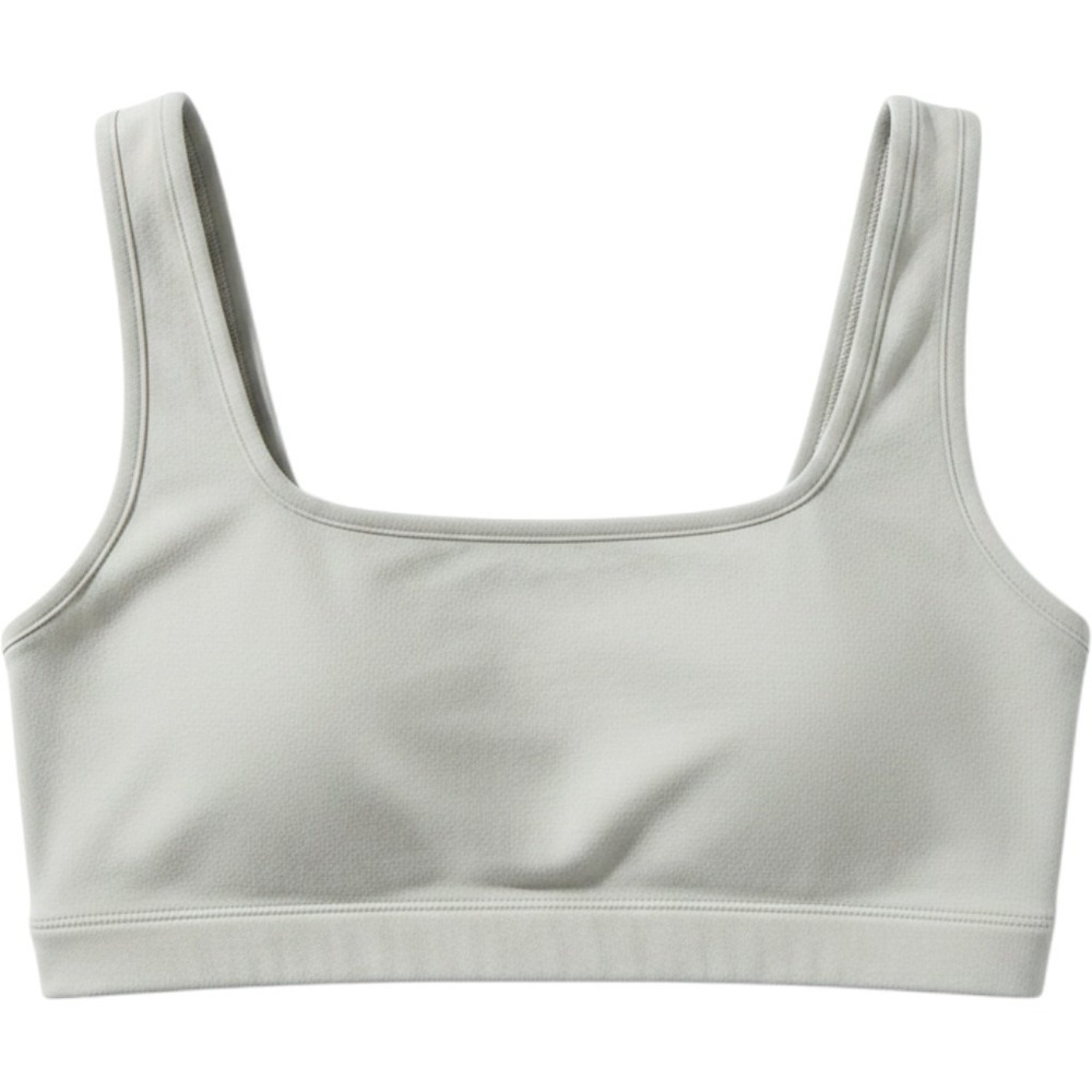 Skims Outdoor Scoop Bralette Stone Gray BR-SCP-4199 Cotton Blend Large - Picture 2 of 2